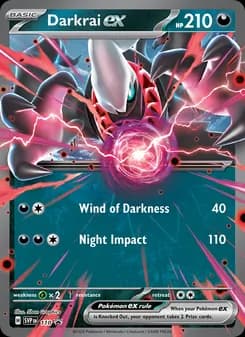 Darkrai ex card in English