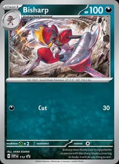 Bisharp card in English
