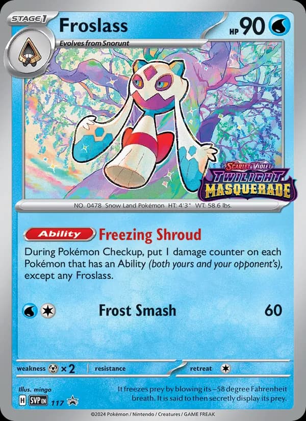Froslass card in English