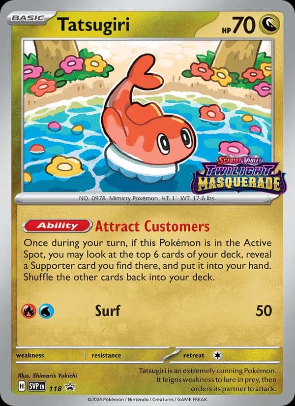 Tatsugiri card in English