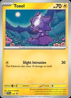 Toxel card in English