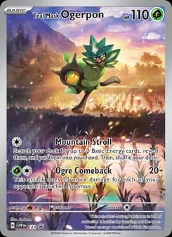 Teal Mask Ogerpon card in English