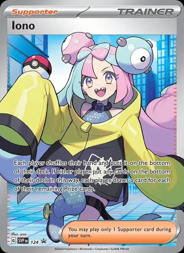 Iono card in English