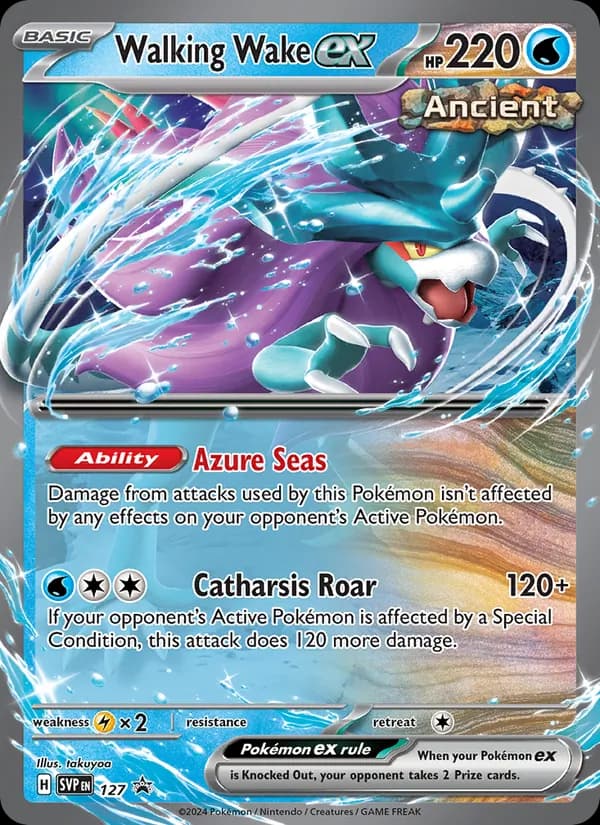 Walking Wake ex card in English