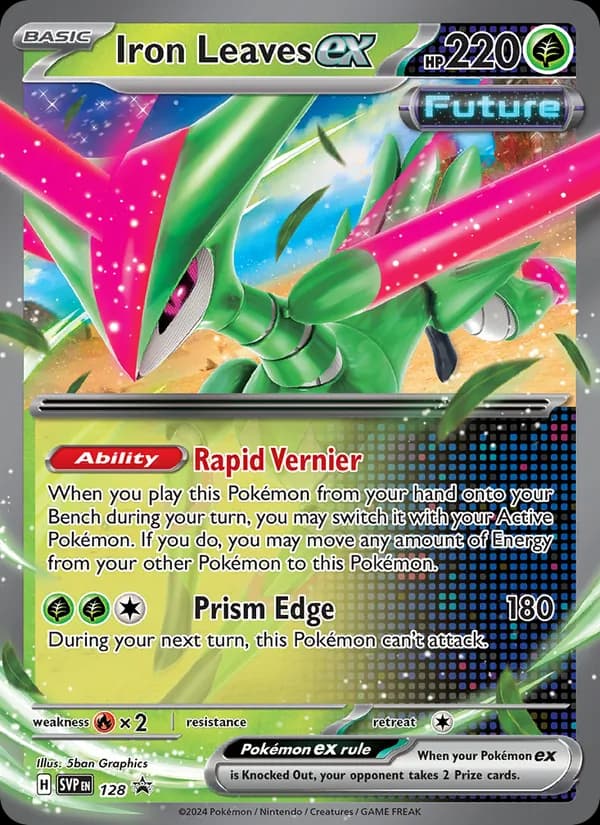Iron Leaves ex card in English