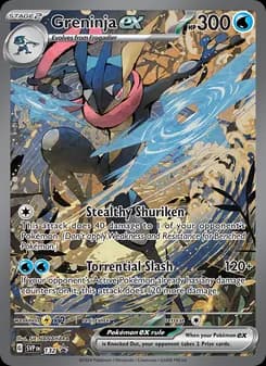 Greninja ex card in English