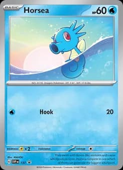 Horsea card in English