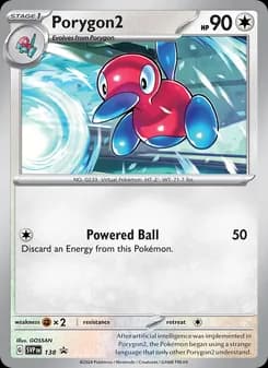 Porygon2 card in English
