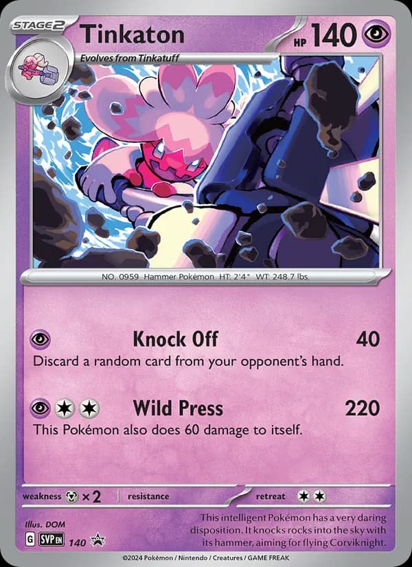 Tinkaton card in English