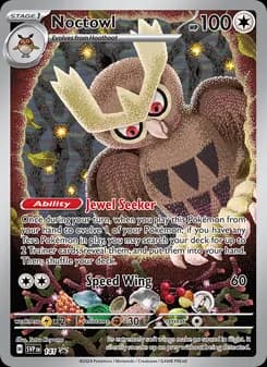 Noctowl card in English