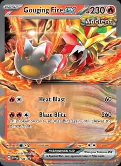 Gouging Fire ex card in English