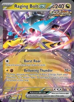Raging Bolt ex card in English