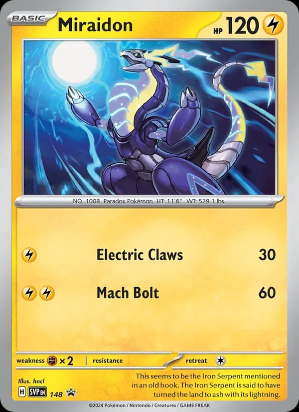 Miraidon card in English