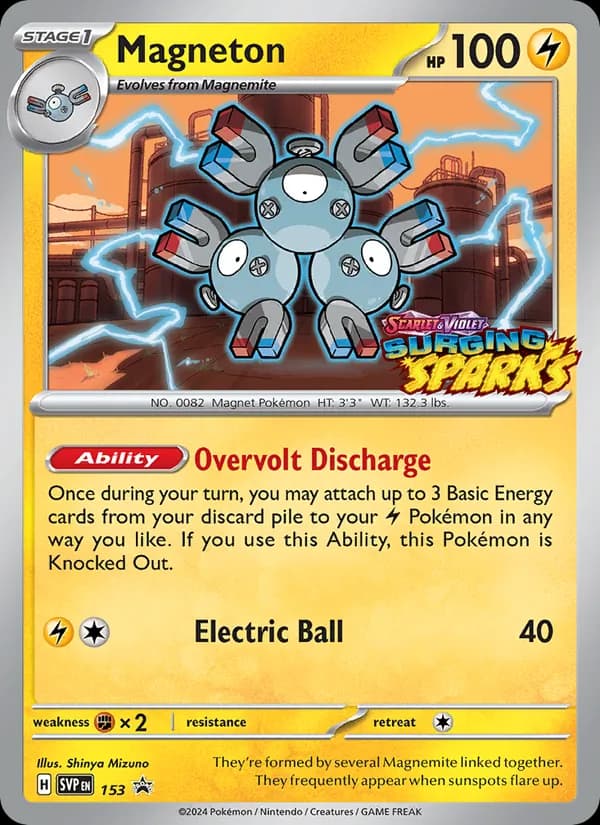 Magneton card in English
