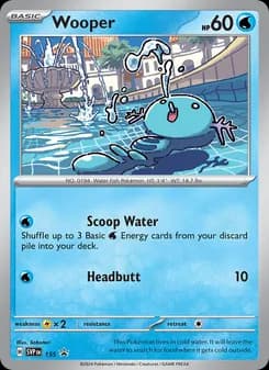 Wooper card in English