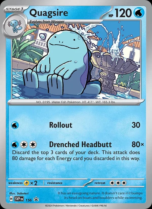Quagsire card in English
