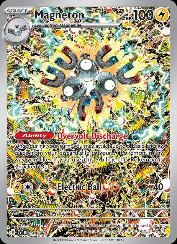 Magneton card in English