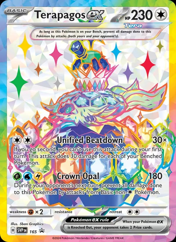Terapagos ex card in English
