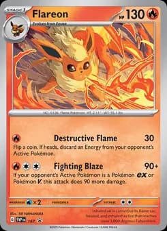 Flareon card in English