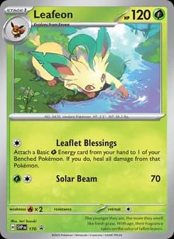 Leafeon card in English