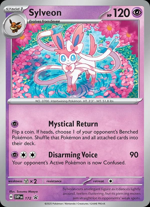 Sylveon card in English