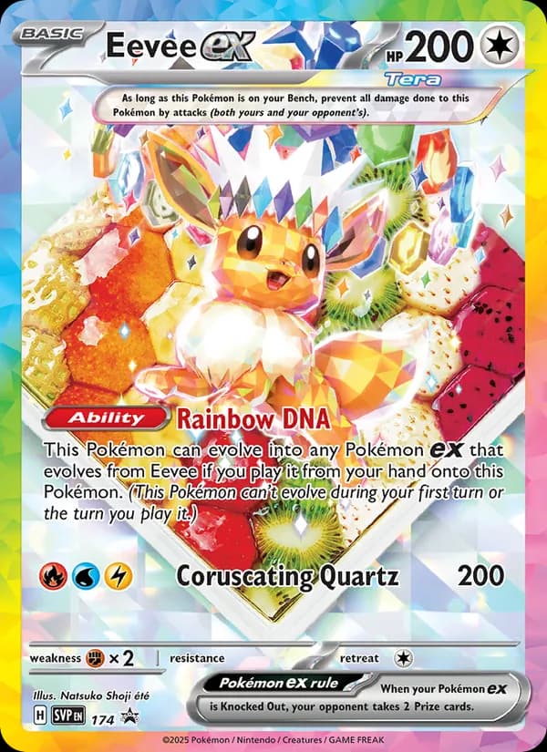 Eevee ex card in English