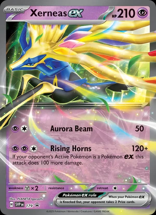 Xerneas ex card in English