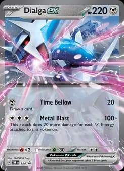 Dialga ex card in English