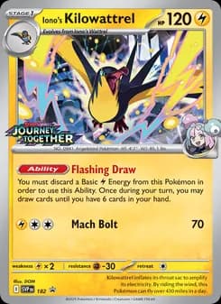 Iono's Kilowattrel card in English