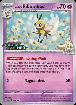 Lillie's Ribombee card in English
