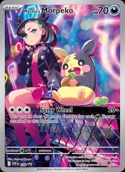 Marnie's Morpeko card in English