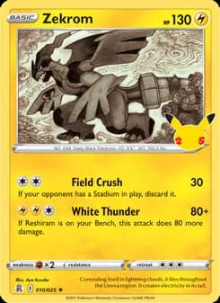 Zekrom card in English