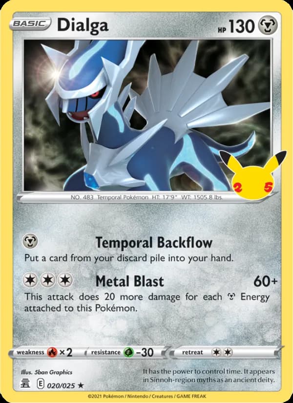 Dialga card in English