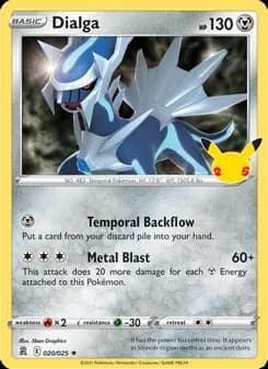 Dialga card in English