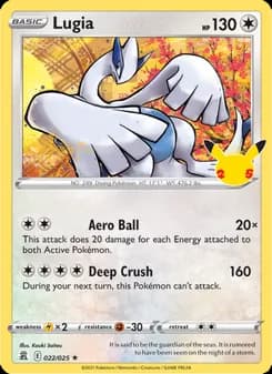 Lugia card in English
