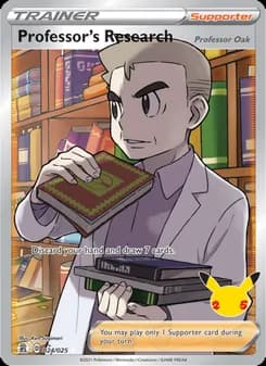 Professor's Research (Professor Oak) card in English