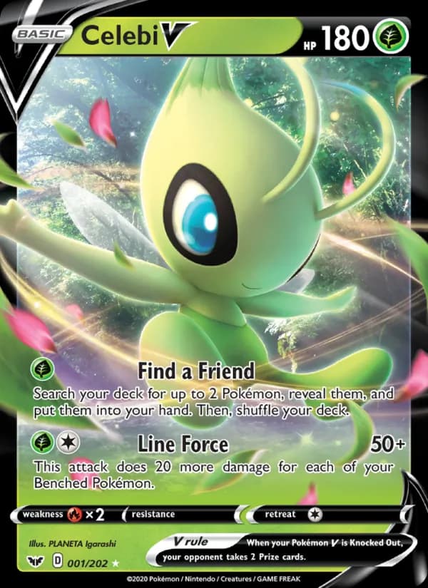 Celebi V card in English