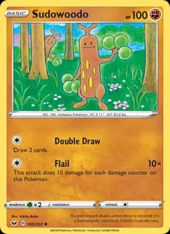 Sudowoodo card in English