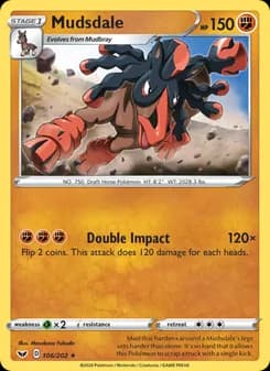 Mudsdale card in English