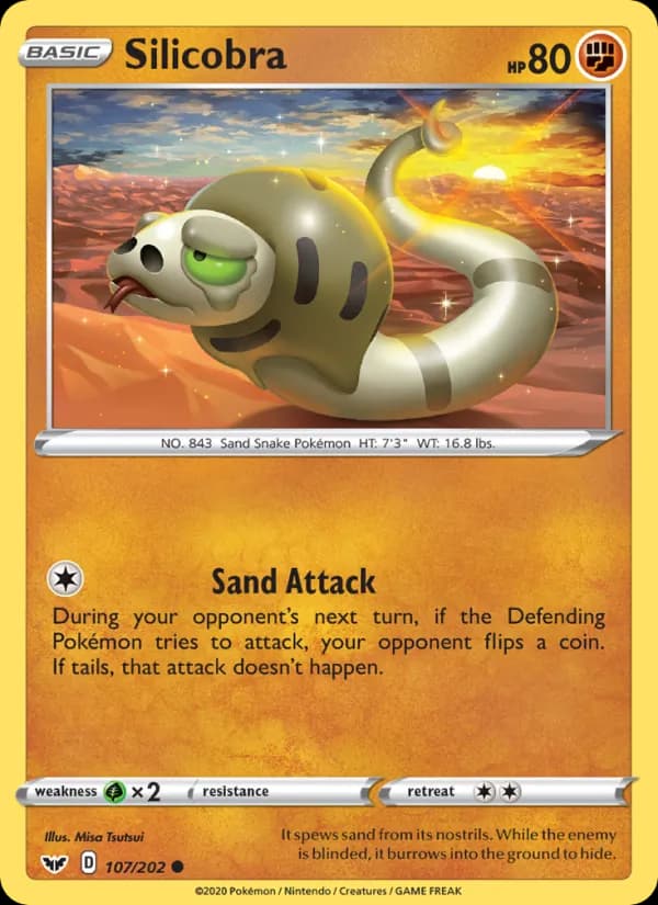 Silicobra card in English