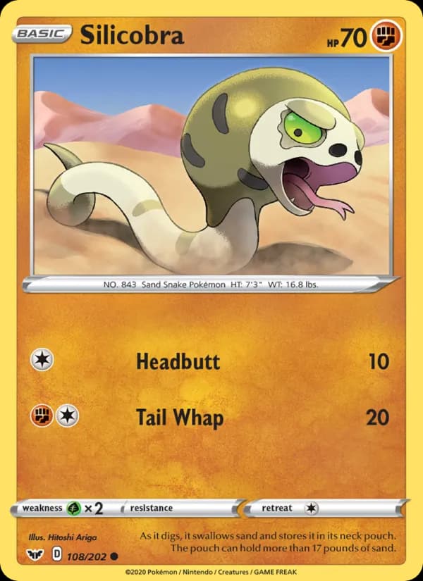Silicobra card in English