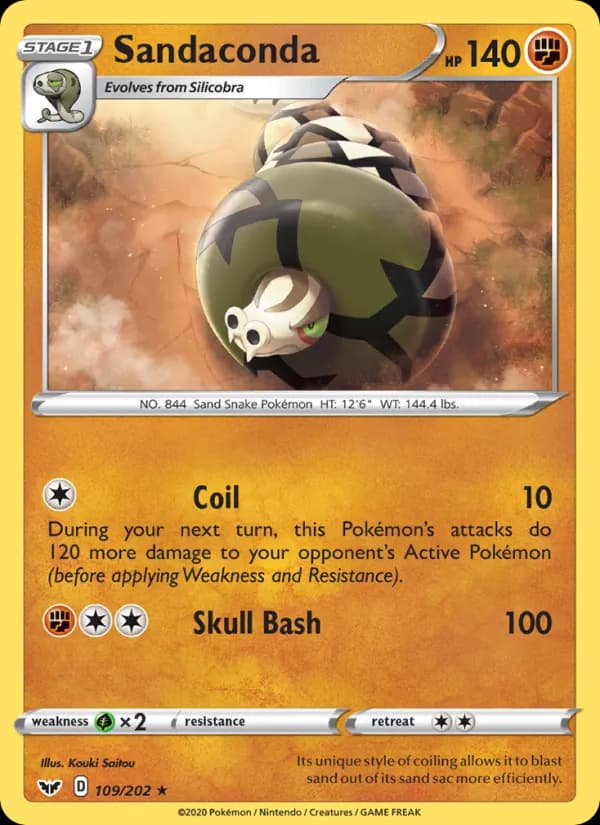Sandaconda card in English