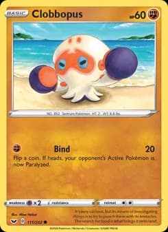 Clobbopus card in English