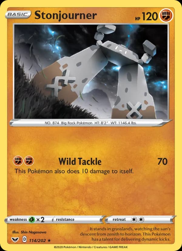 Stonjourner card in English