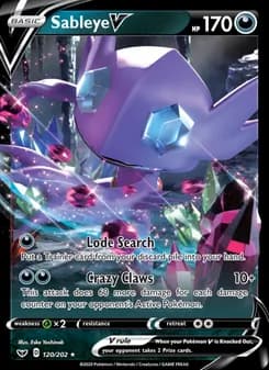 Sableye V card in English