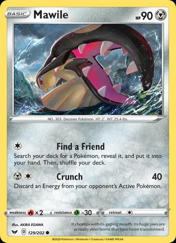 Mawile card in English