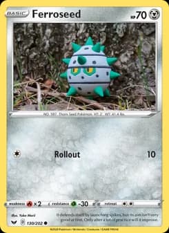Ferroseed card in English