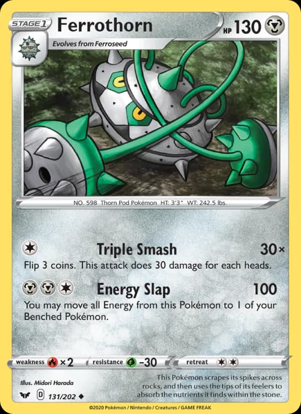 Ferrothorn card in English