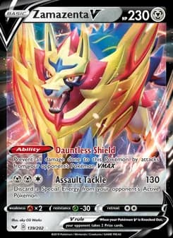 Zamazenta V card in English