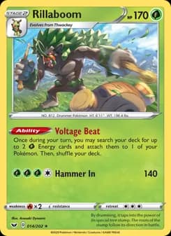 Rillaboom card in English